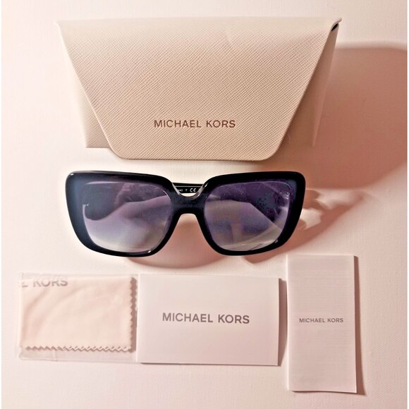 Michael Kors Sunglasses MK 2183U Mallorca Black Grey Gradient Case Old Money - Picture 3 of 9